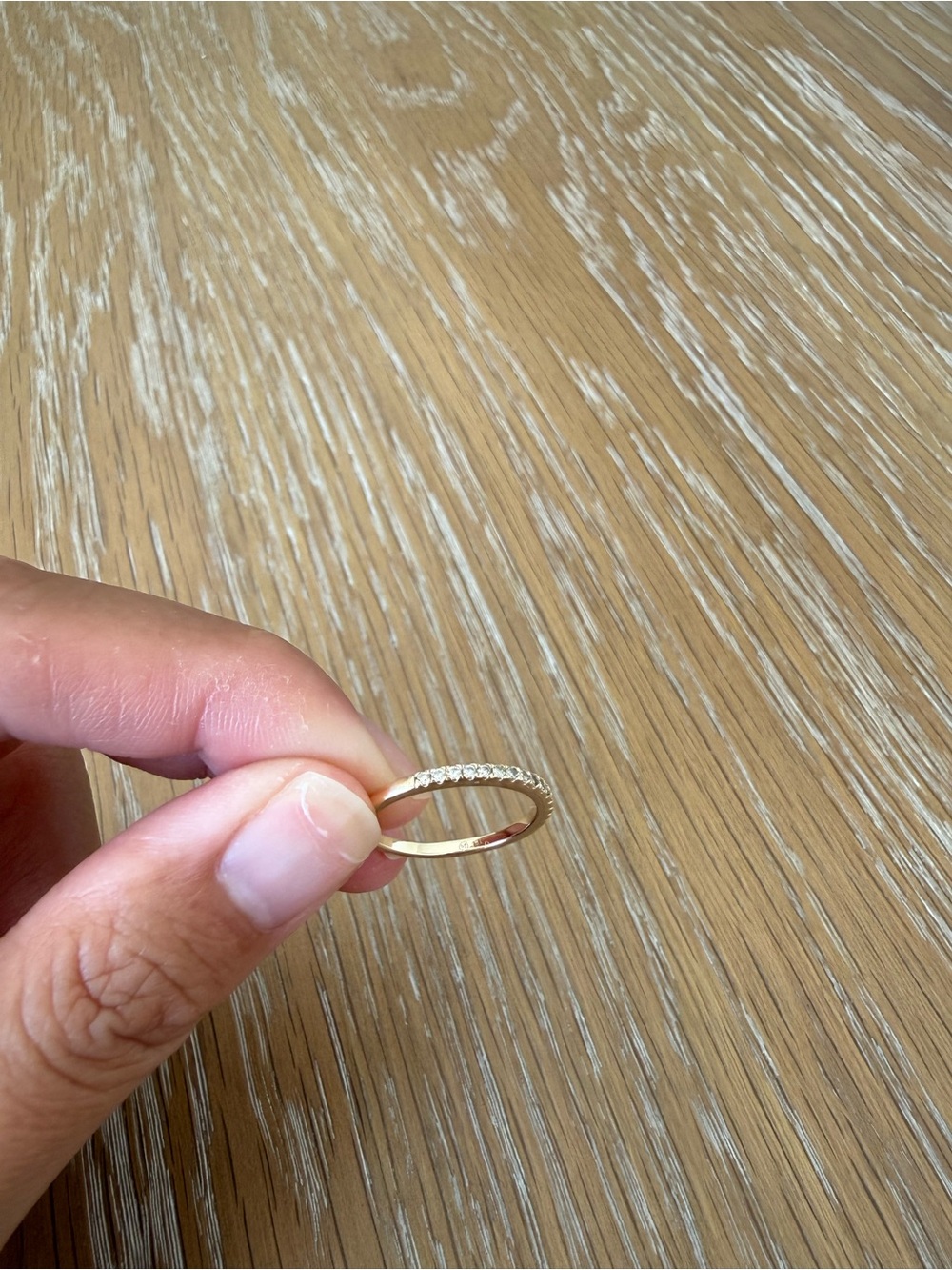 Mejuri 14K Diamond Teams Ring - Picture 7 of 8